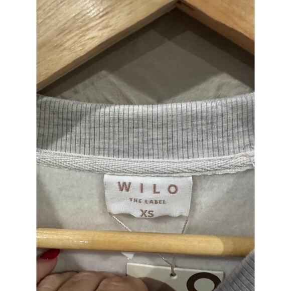 WILO Wellness Australia White Marle Sweatshirt NEW Oversized XS - Picture 3 of 7